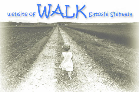 website of WALK satoshi shimada